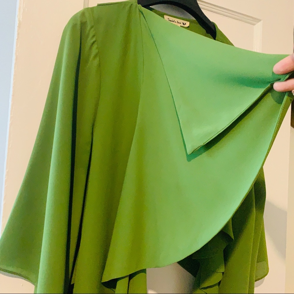 Draped Open-Front Jacket - Picture 4 of 9